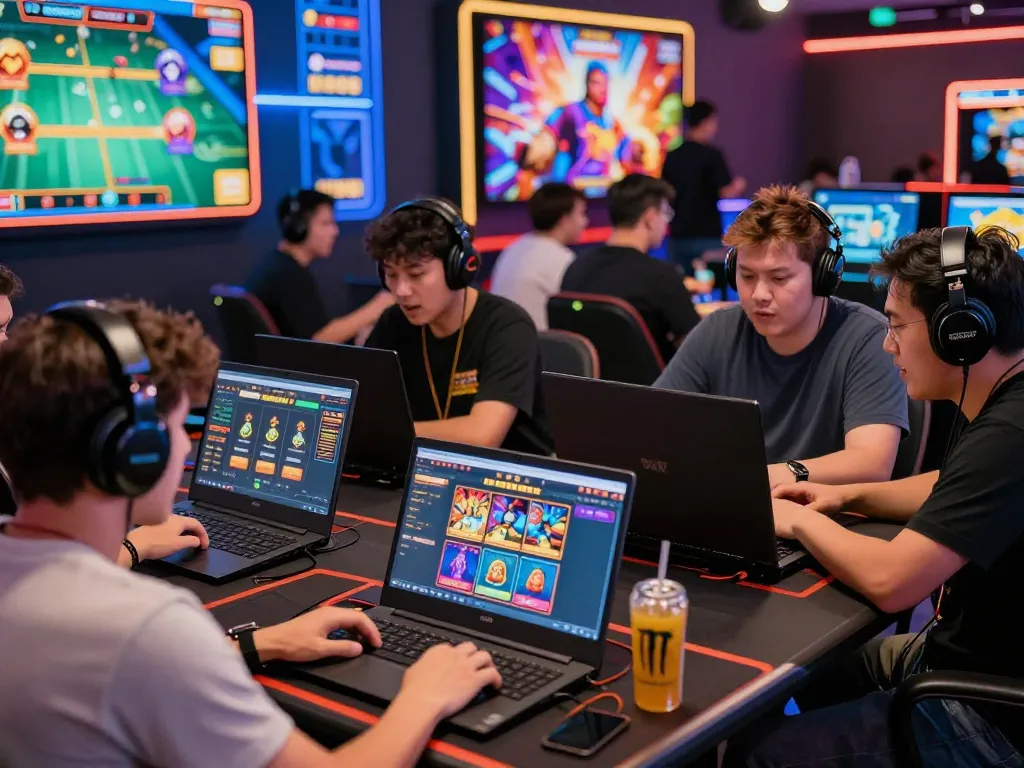 Engaging online gaming experience at https://bomwin.jp.net/ with players enjoying vibrant visuals and thrilling interactions.