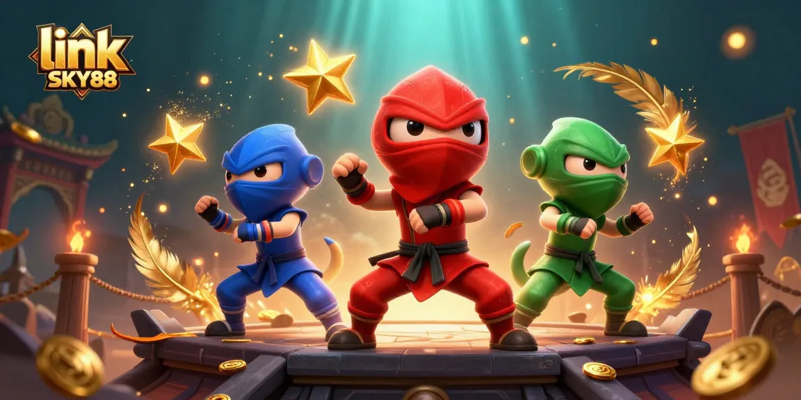 Experience thrilling martial arts action in a vibrant casino setting with link SKY88.