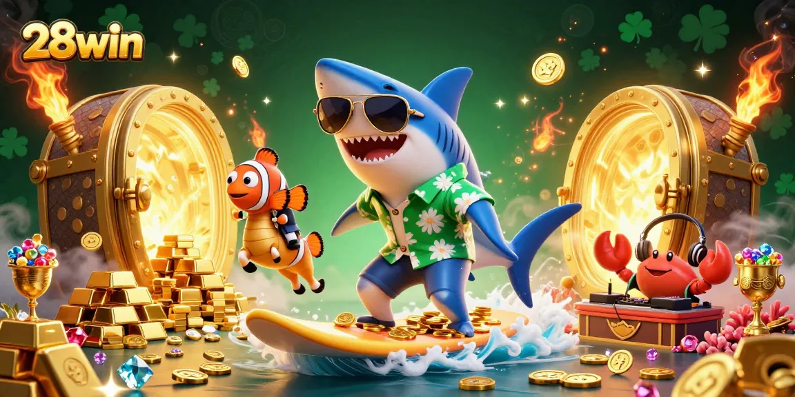 Experience thrilling gaming adventures with 28win featuring vibrant scenes of winning and excitement.