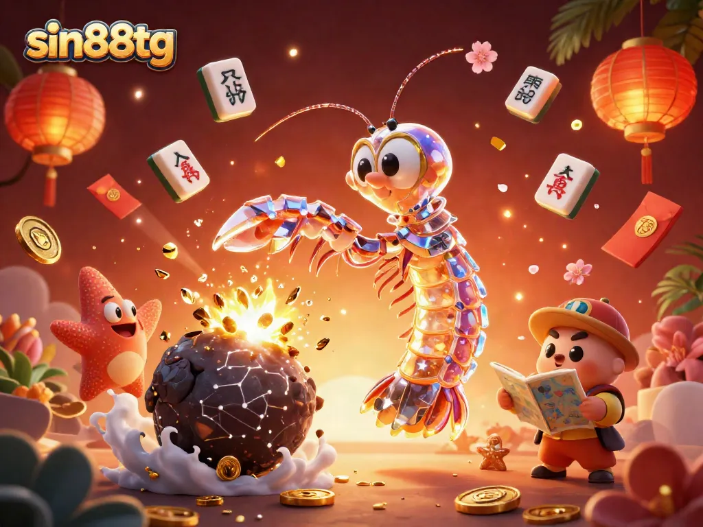 Spin to win at sin88tg with vibrant casino-themed galactic characters amidst gold coins.