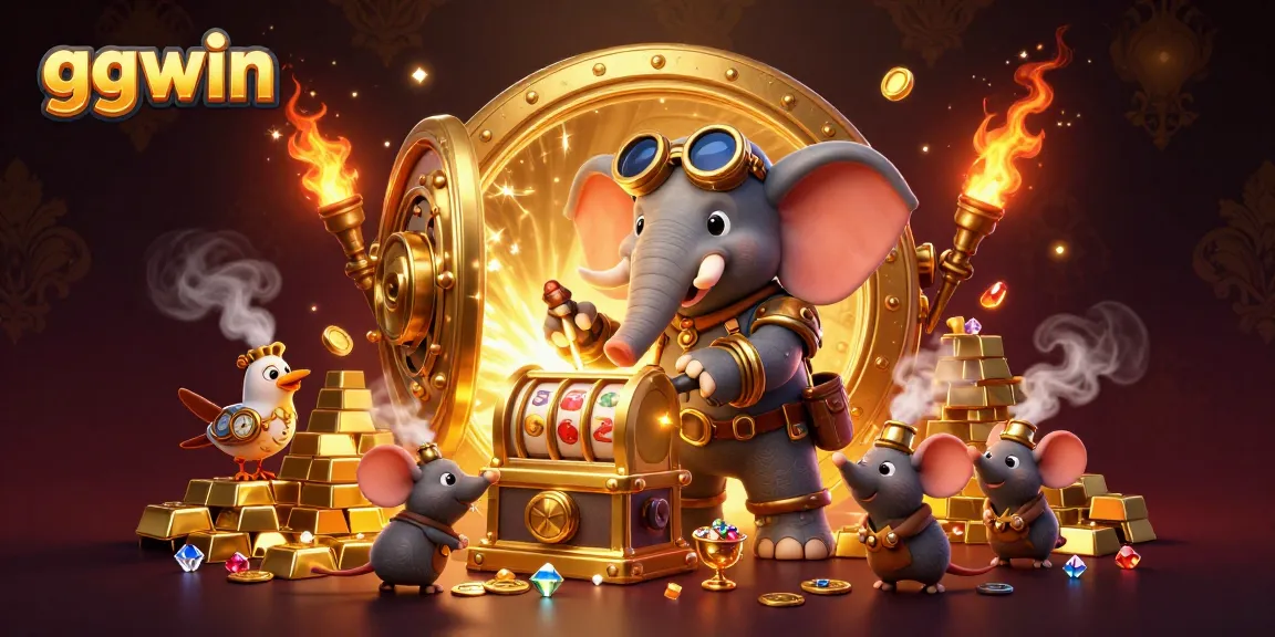Spin the golden slot machine at ggwin with vivid treasures and enchanting characters!