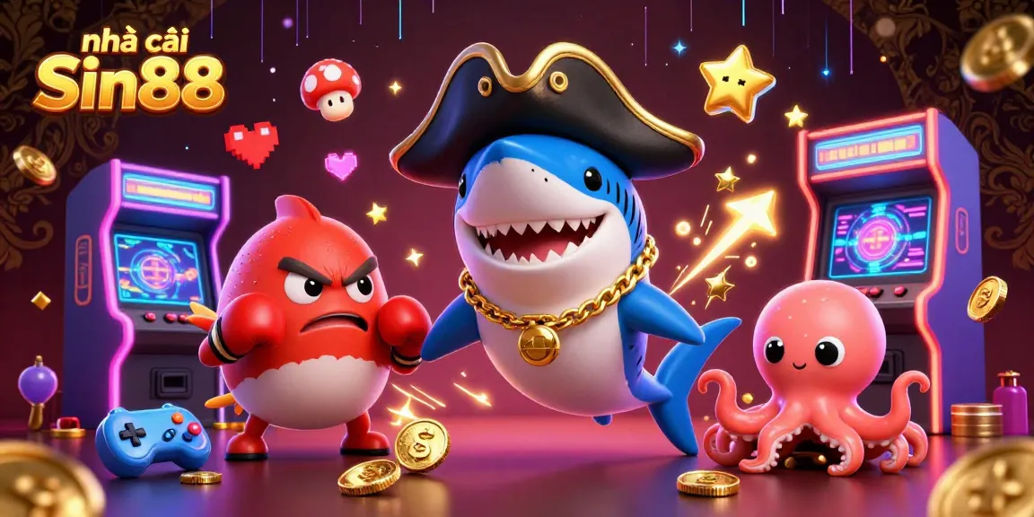 Experience the thrill at nhà cái Sin88 with colorful characters and dynamic gambling action.