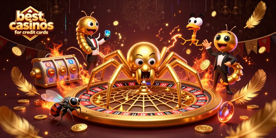 Engage with the best casinos for credit cards featuring exciting roulette and vibrant casino elements.