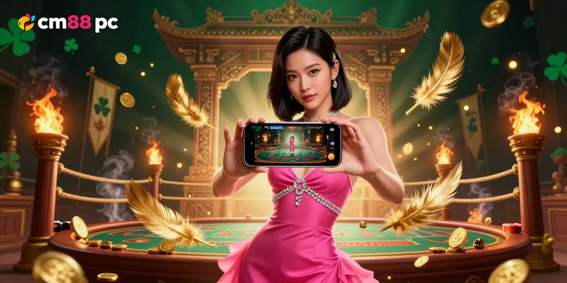Engage with cm88 pc in an immersive live dealer casino experience, showcasing a vibrant and dynamic gaming atmosphere.