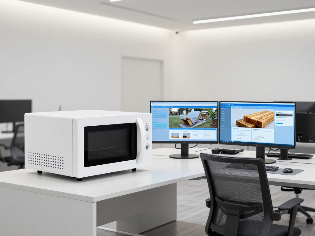 Holzwurm Bekämpfung mit modernen Mikrowellen-Technologien für Softwarelösungen.